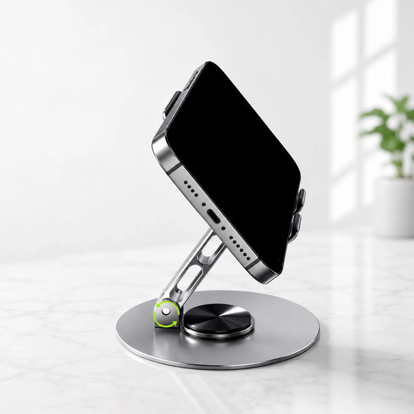 Foldable Phone Stand – 360° Adjustable Desk Holder
