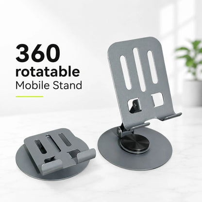 Foldable Phone Stand – 360° Adjustable Desk Holder