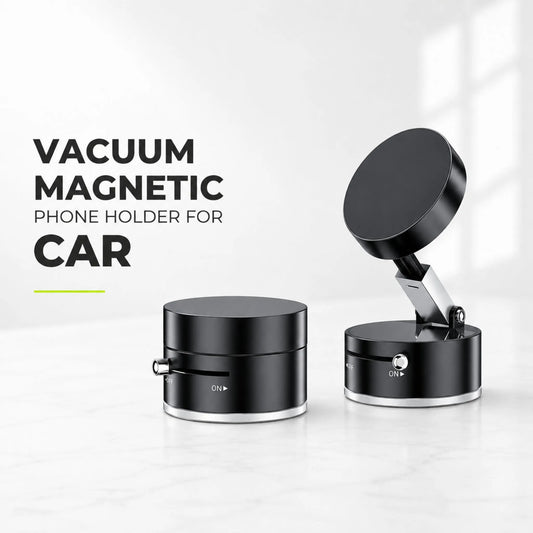 Vacuum Suction Mobile Holder – 360° Adjustable Car Phone Mount