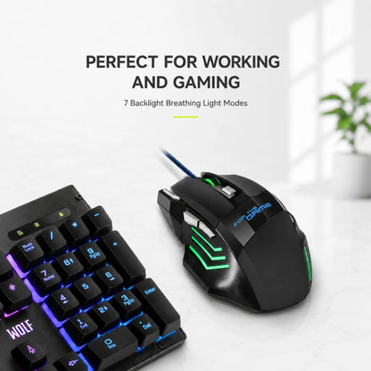 RGB Wired Gaming Mouse – Precision, Speed & Style